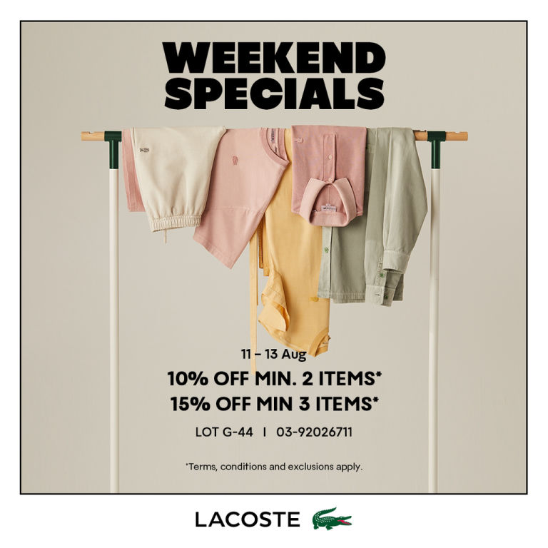 Lacoste sunway outlet velocity